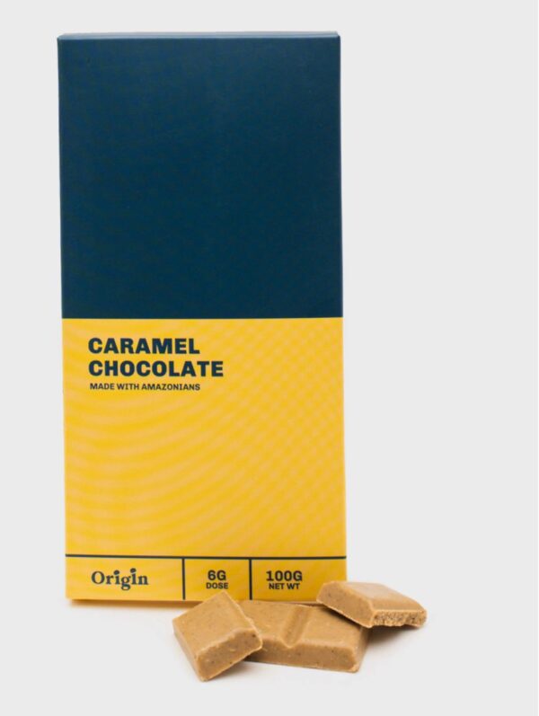 Buy Caramel Psychedelic Chocolate Bar Online in the UK and Europe